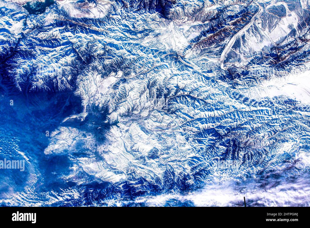 Beauty of our planet Earth's crust. Elements by NASA Stock Photo