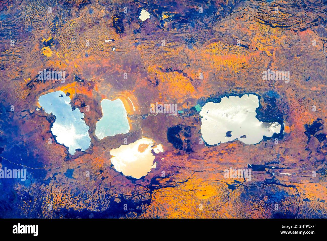 Beauty of our planet Earth's crust. Elements by NASA Stock Photo