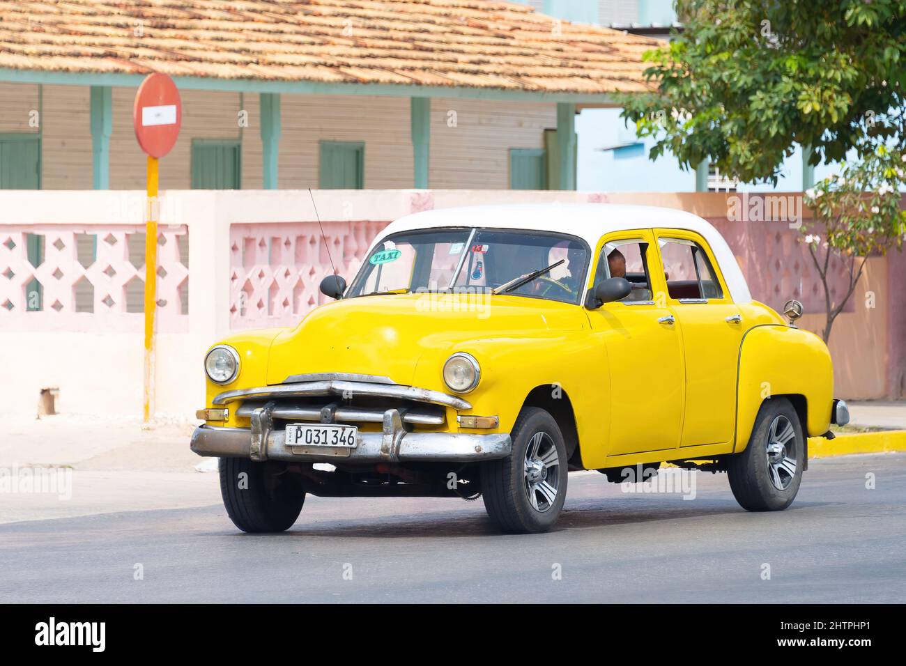 Vintage classic car in Cuba, 2017 Stock Photo Alamy