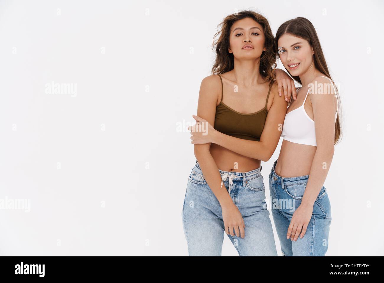 Women wearing bra hi-res stock photography and images - Alamy