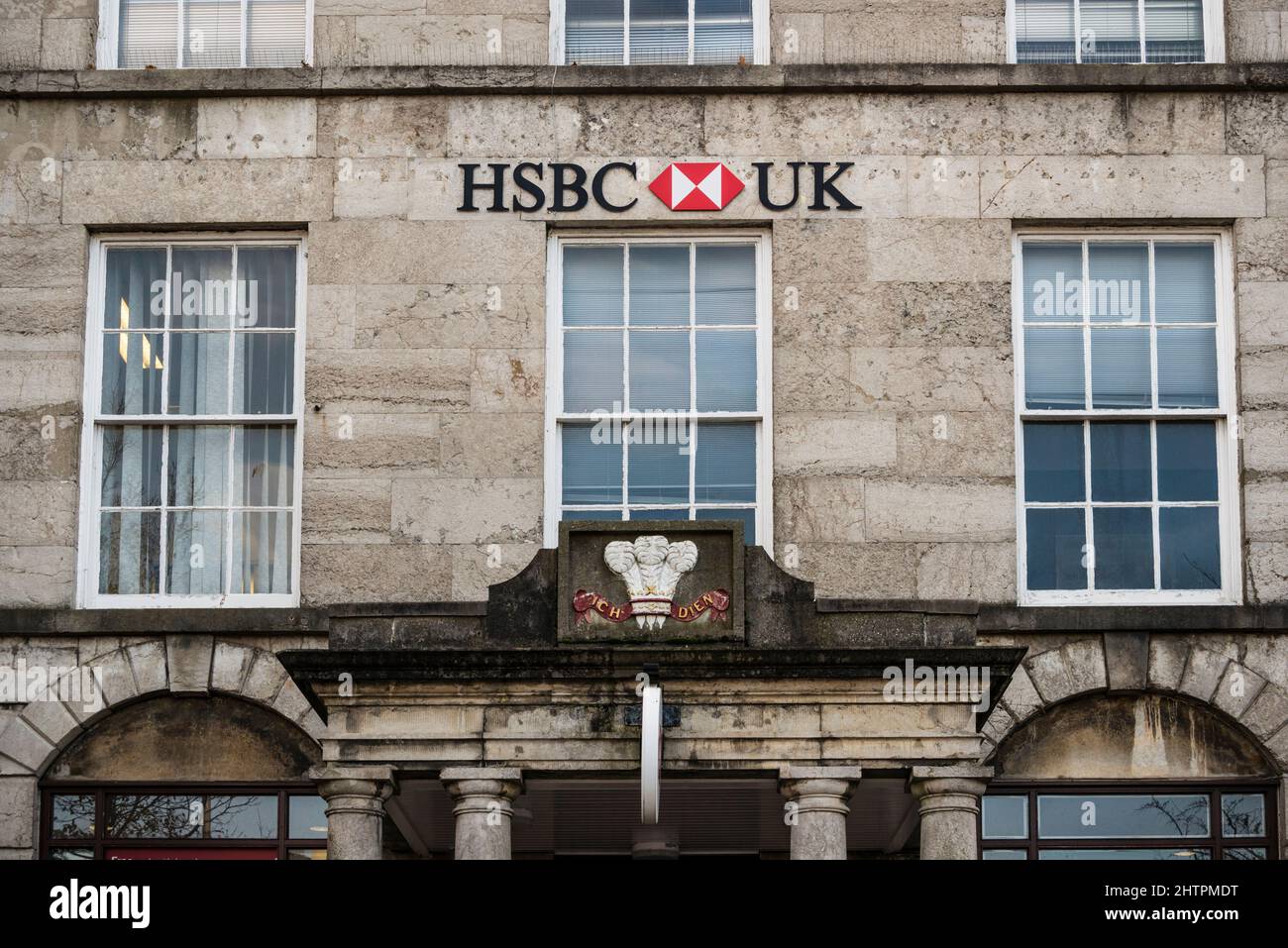HSBC bank, Caernarfon, Gwynedd, Wales, UK Stock Photo