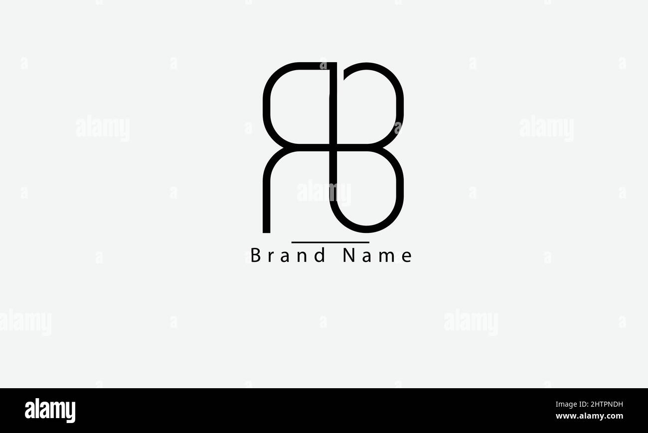 RB BR abstract vector logo monogram template Stock Vector Image & Art ...