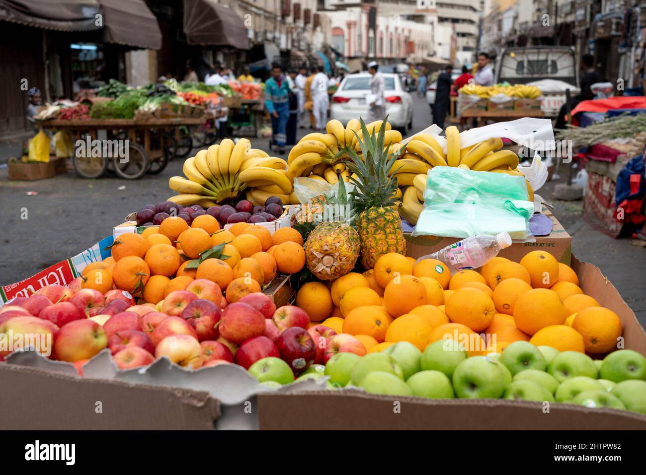 Fruit And Vegetable Market In The Old Town Jeddah Saudi Arabia CTK 