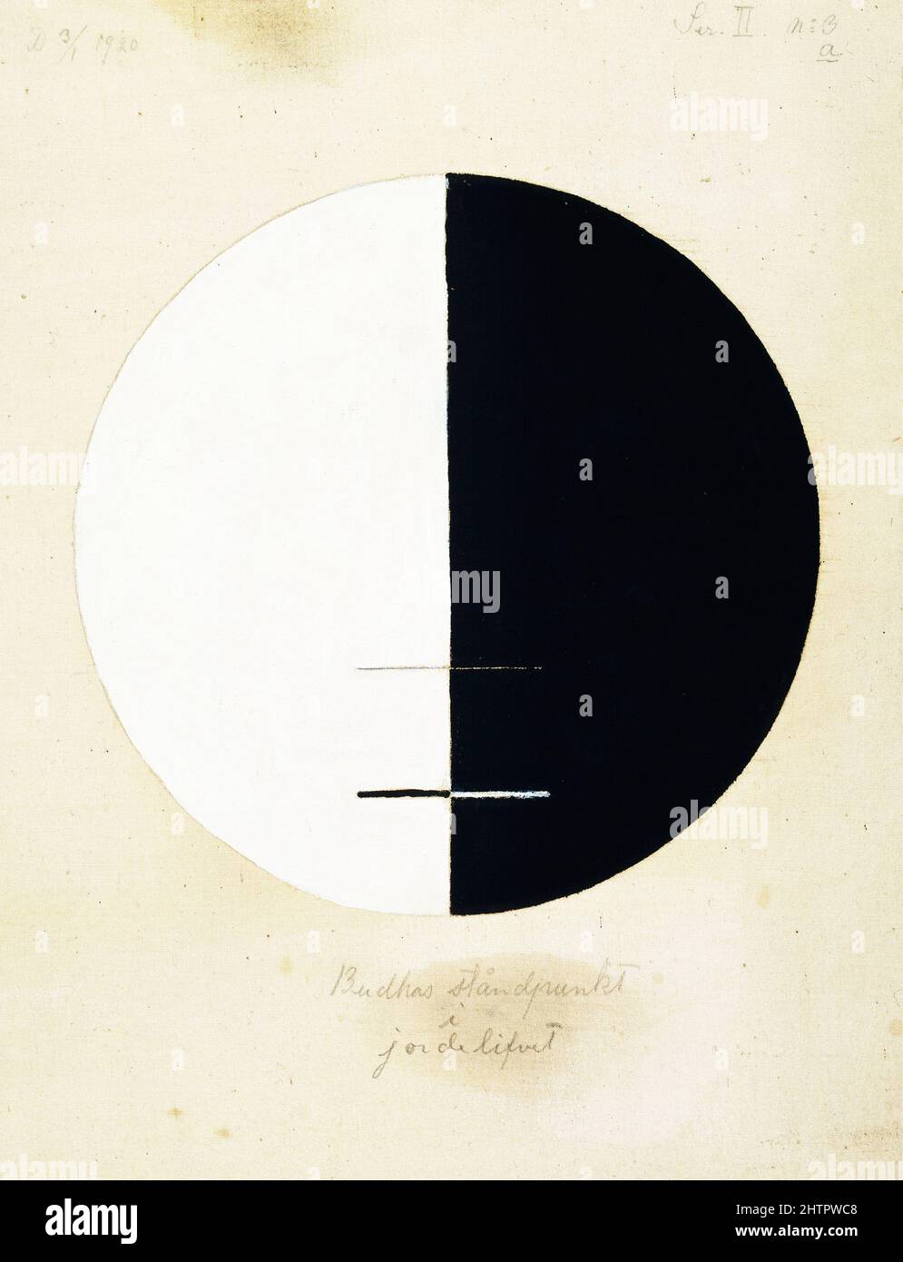 Hilma af Klint - Buddha's Standpoint in the Earthly LifeNo 3  - 1920 Stock Photo