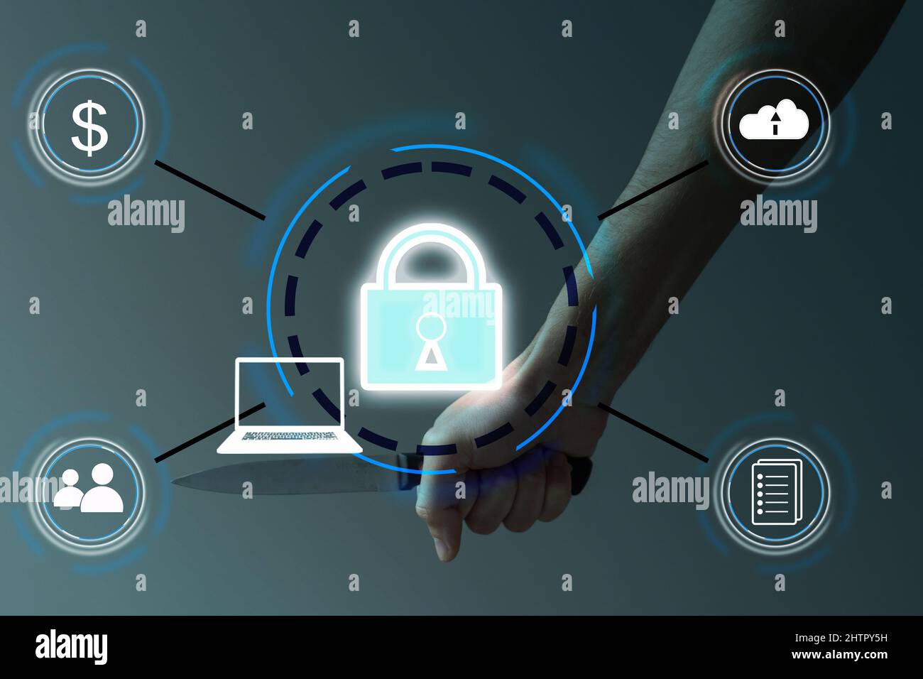 cyber security, digital crime concept, data protection from hacker ...