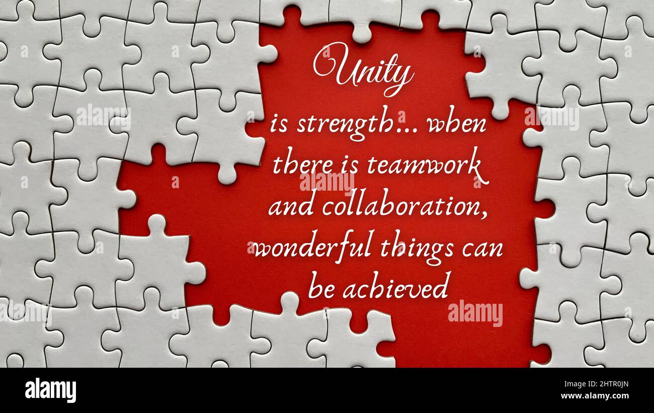 Unity Makes Strength Quote In Unity There Is Strength. – Creative
