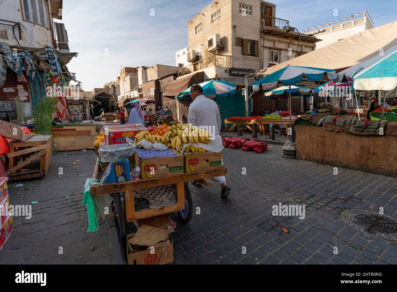 Fruit And Vegetable Market In The Old Town Jeddah Saudi Arabia CTK 
