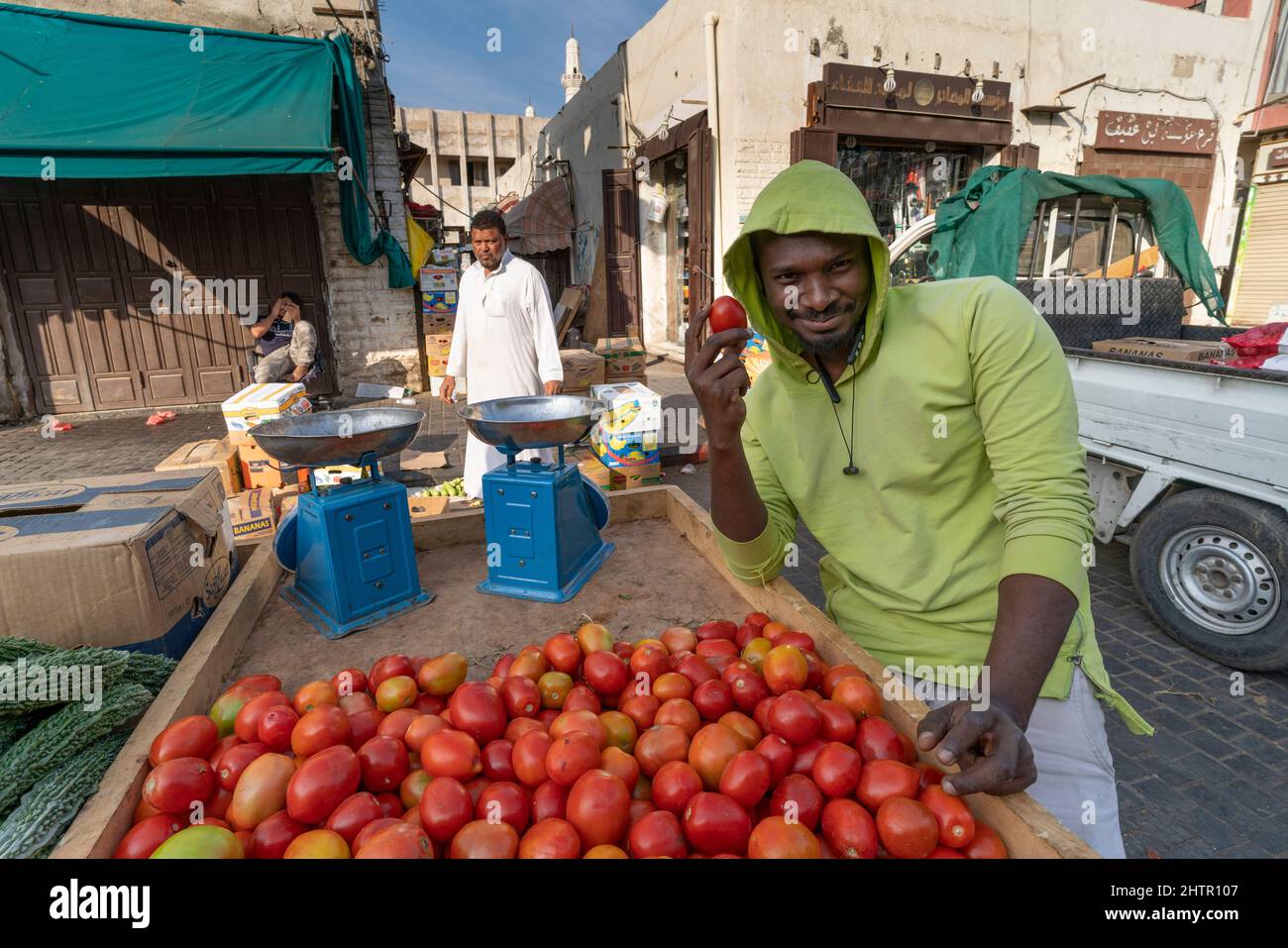 fruit and vegetable market in the old town Jeddah, Saudi Arabia. (CTK