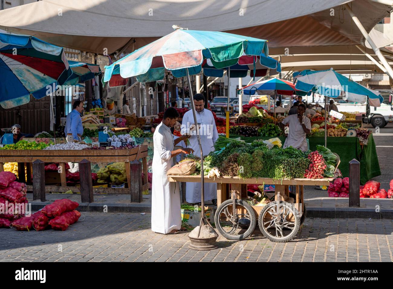 Fruit And Vegetable Market In The Old Town Jeddah Saudi Arabia CTK 
