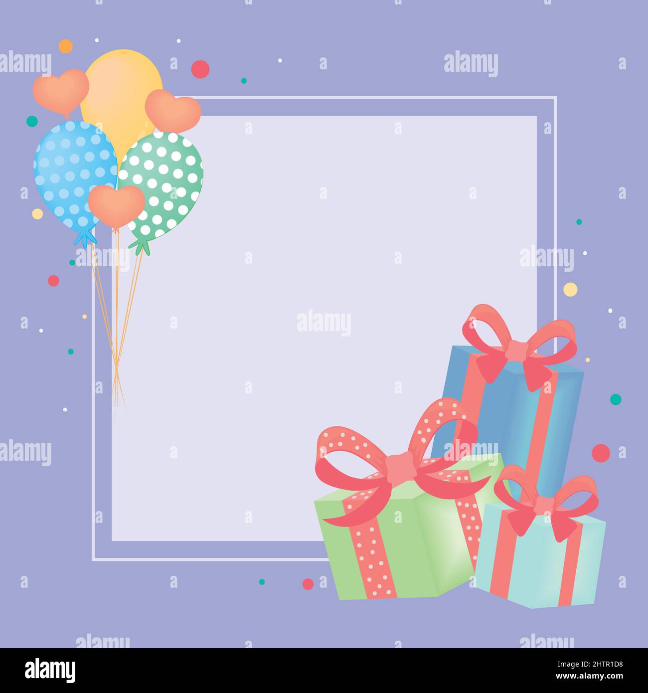 birthday card template Stock Vector Image &amp; Art - Alamy