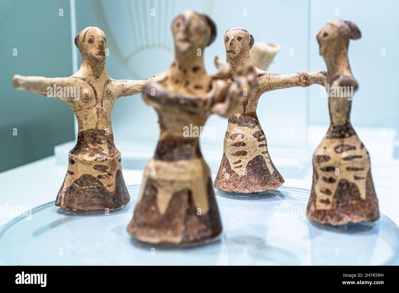 Statuette figurines of the Minoan civilization, Heraklion