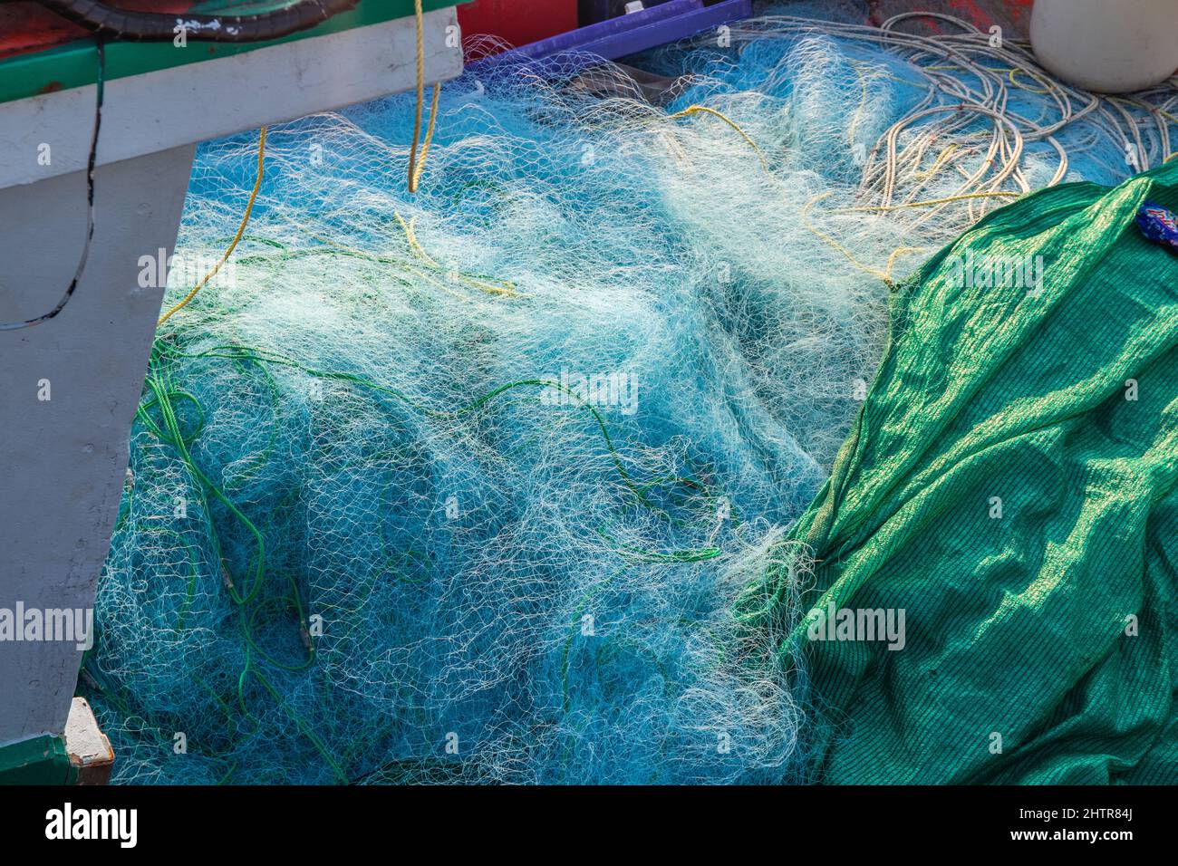 cord fishing net Bclla Zkenyao-net Thick Wire Fishing Net, Bag Fish Mesh Protection Pocket Net,Fishing Tackle Super Long 3m/2m/1.5m/1m, (Color : 200cm) : Sports & Outdoors Designed with both fish and fishers in mind fishing net on a white