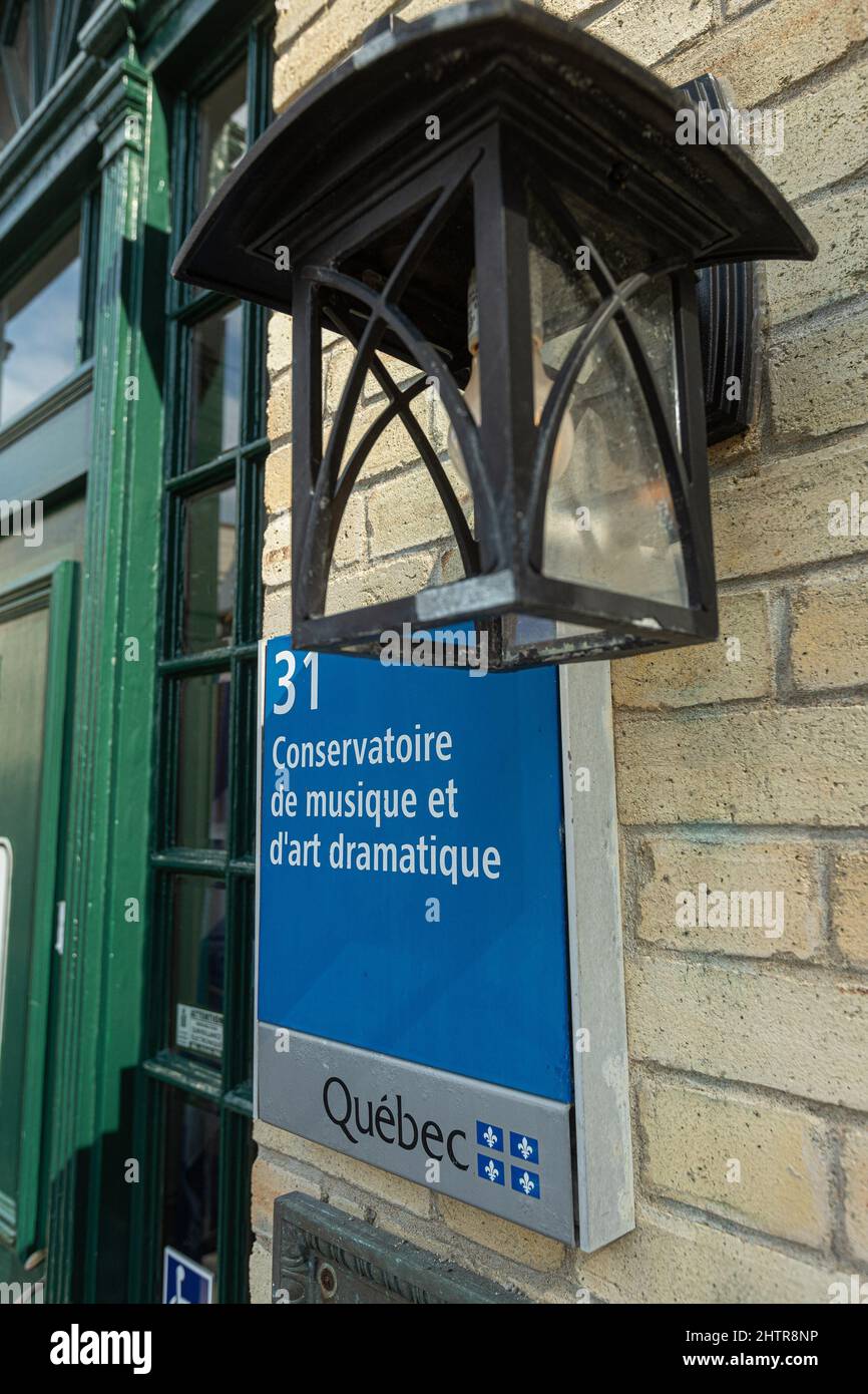 Conservatoire de Musique de Quebec is pictured in Quebec City Thursday