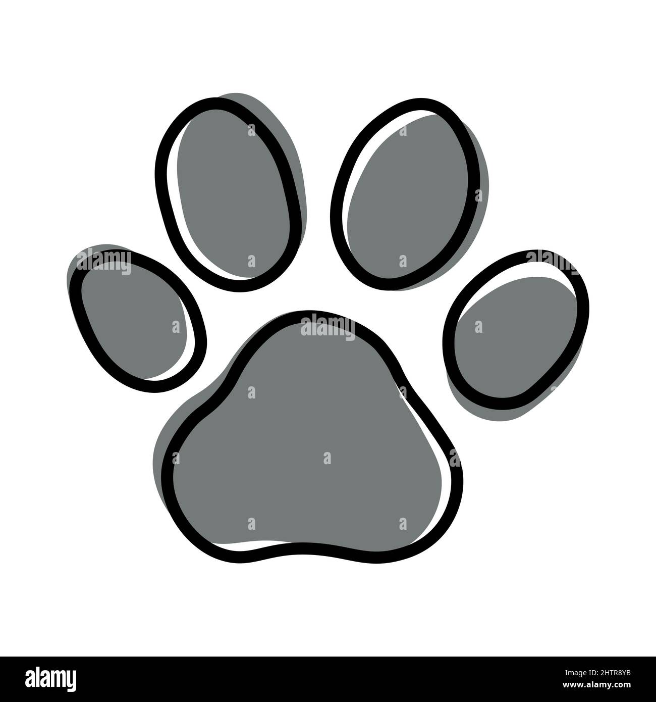 Claw paw Stock Vector Images - Alamy