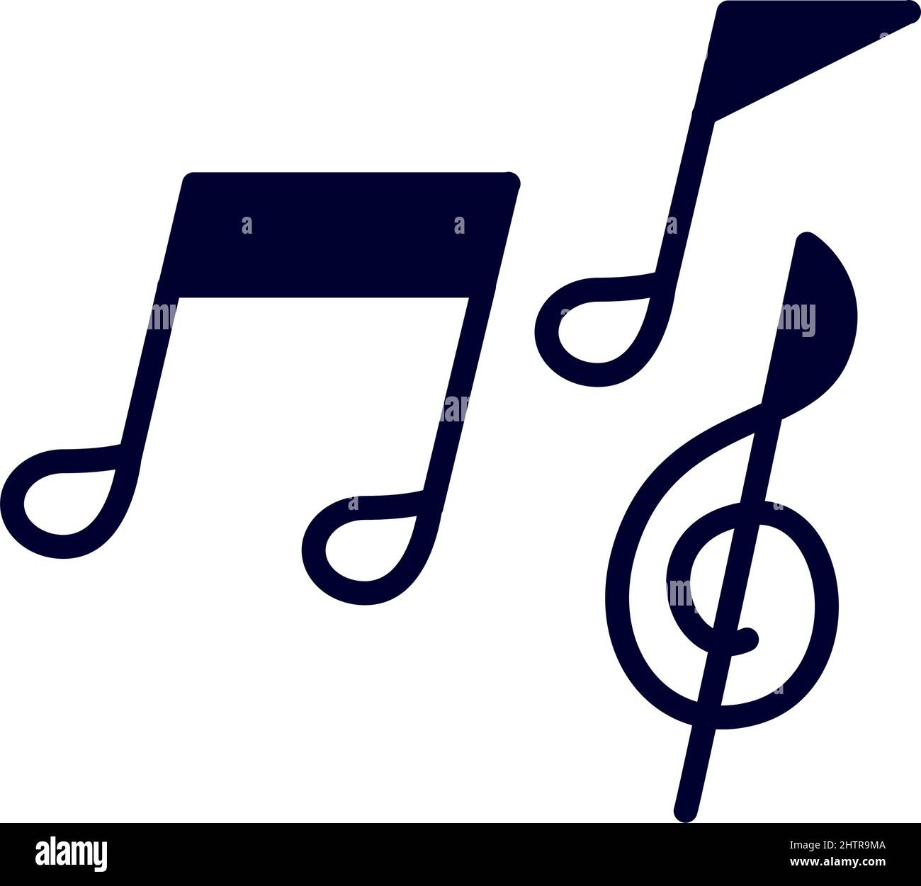 music notes icon design Stock Vector Image & Art - Alamy
