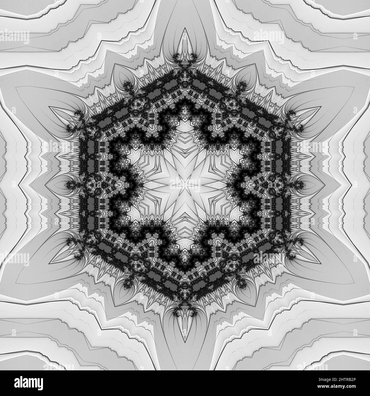 Abstract Computer generated Fractal design. A fractal is a never-ending ...