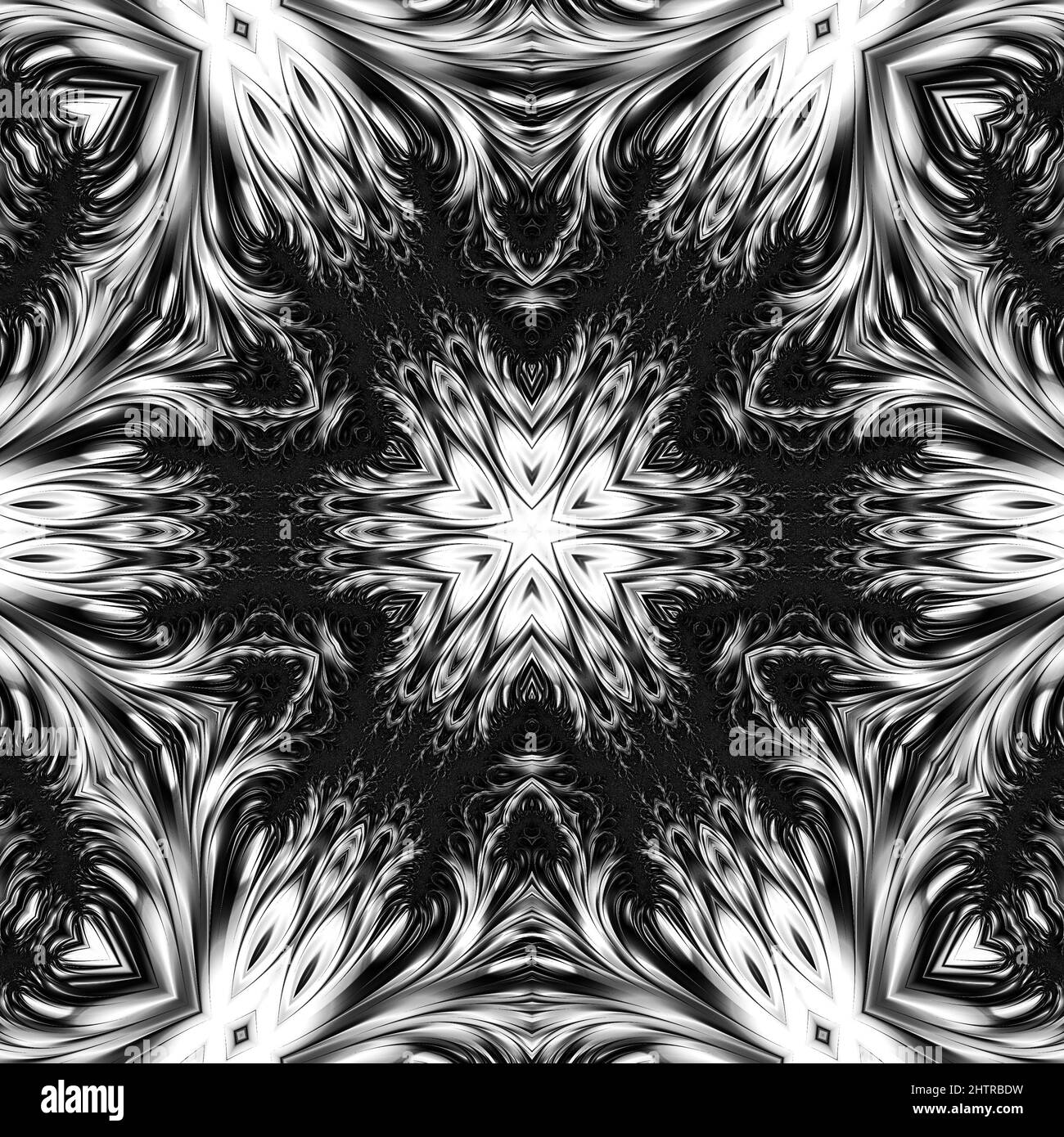 Abstract Computer generated Fractal design. A fractal is a never-ending ...
