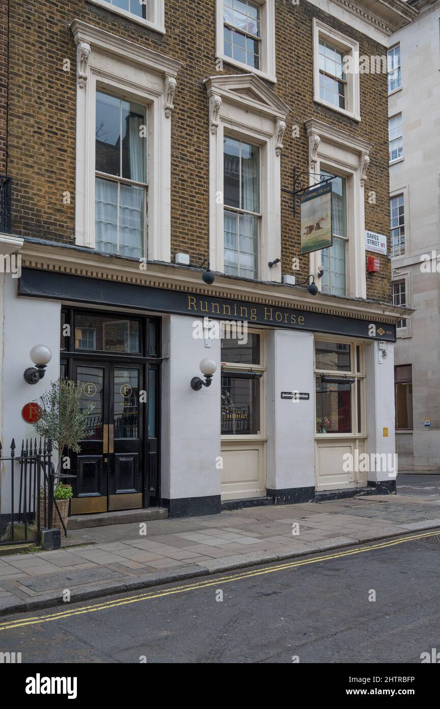 The running horse pub mayfair hires stock photography and images Alamy