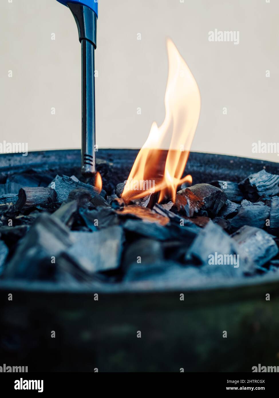 Photo of coal and fire flames Stock Photo Alamy