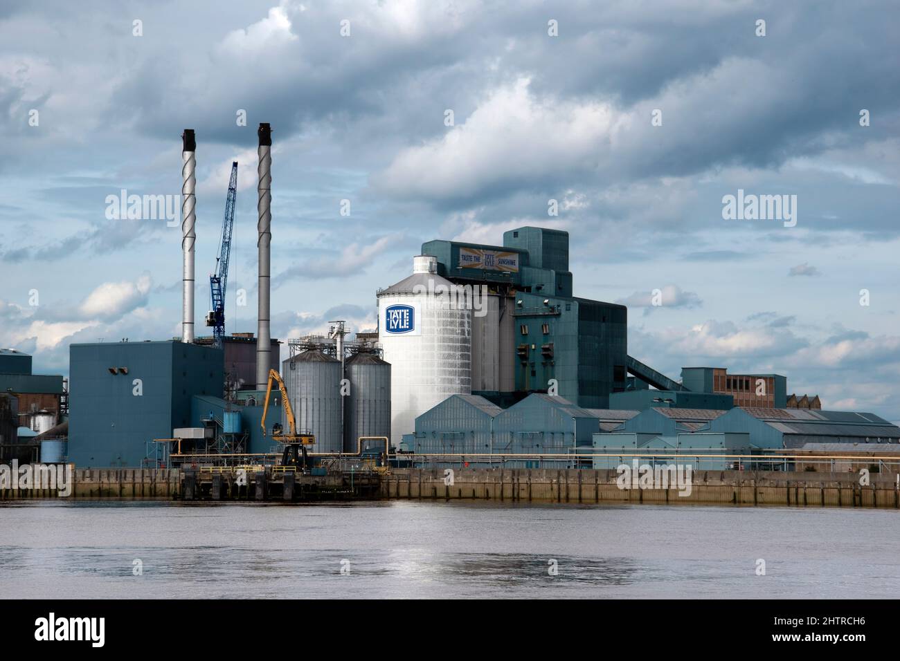 London, UK - September 17th 2021: Tate Lyle Sugars Thames Refinery Stock Photo