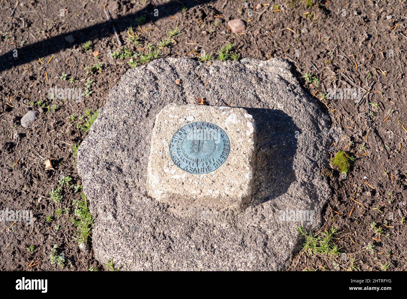 Us coast and geodetic survey marker hires stock photography and images
