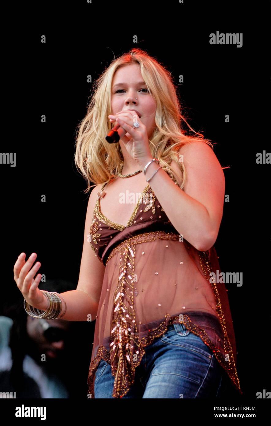Joss Stone, V2005, Hylands Park, Chelmsford, Essex, Britain - 21 August ...
