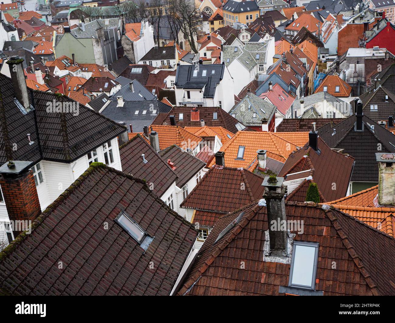 Bryggen old harbor district hi-res stock photography and images - Alamy