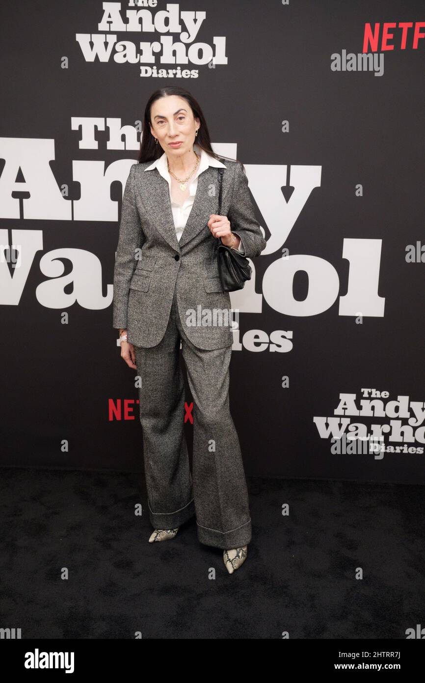 New York, NY, USA. 1st Mar, 2022. Anh Duong at arrivals for THE ANDY WARHOL DIARIES Docuseries Premiere on NETFLIX, Whitney Museum of American Art, New York, NY March 1, 2022. Credit: Eli Winston/Everett Collection/Alamy Live News Stock Photo