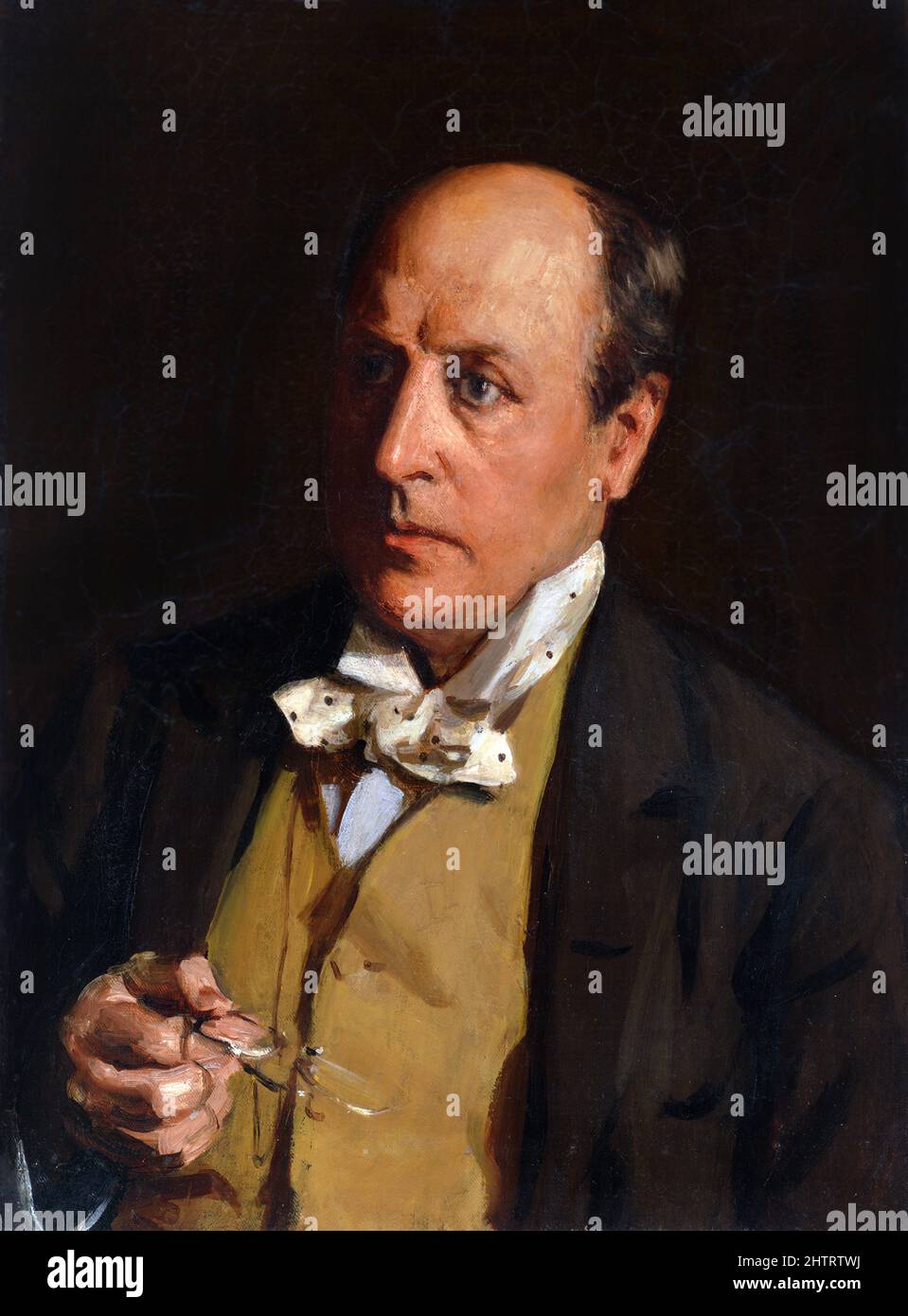 Henry James (1843-1916), portrait by Ellen Gertrude Emmet Rand (1875-1941), oil on canvas, 1900 Stock Photo