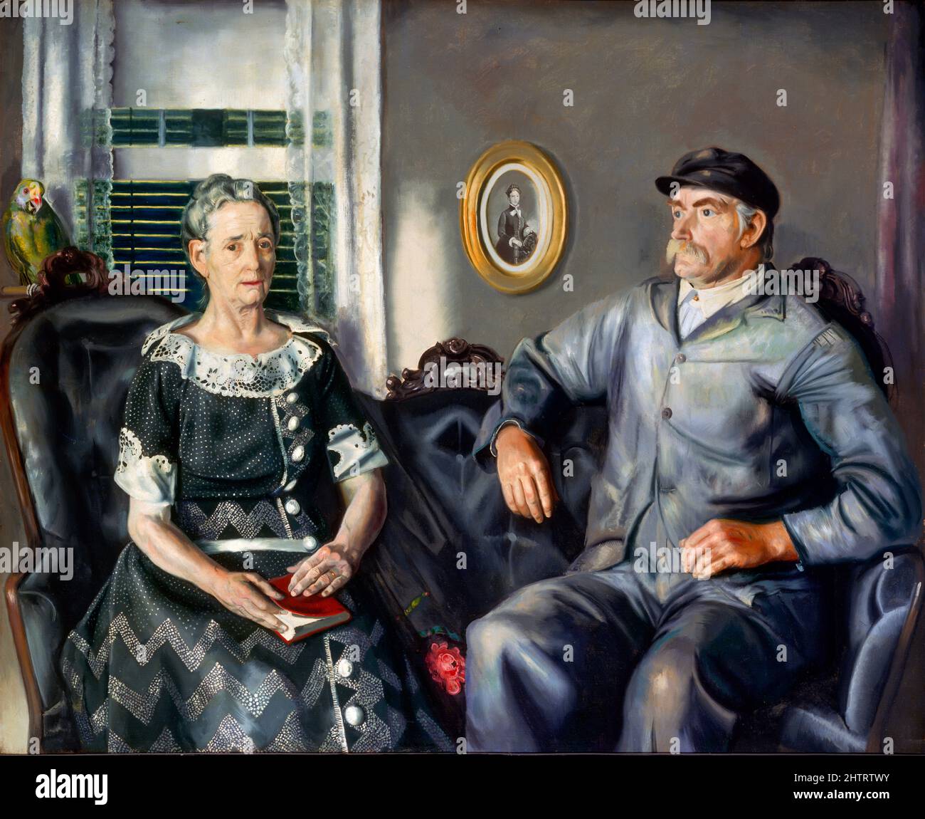 Mr and Mrs Phillip Wase by George Bellows (1882-1925), oil on canvas, 1924 Stock Photo