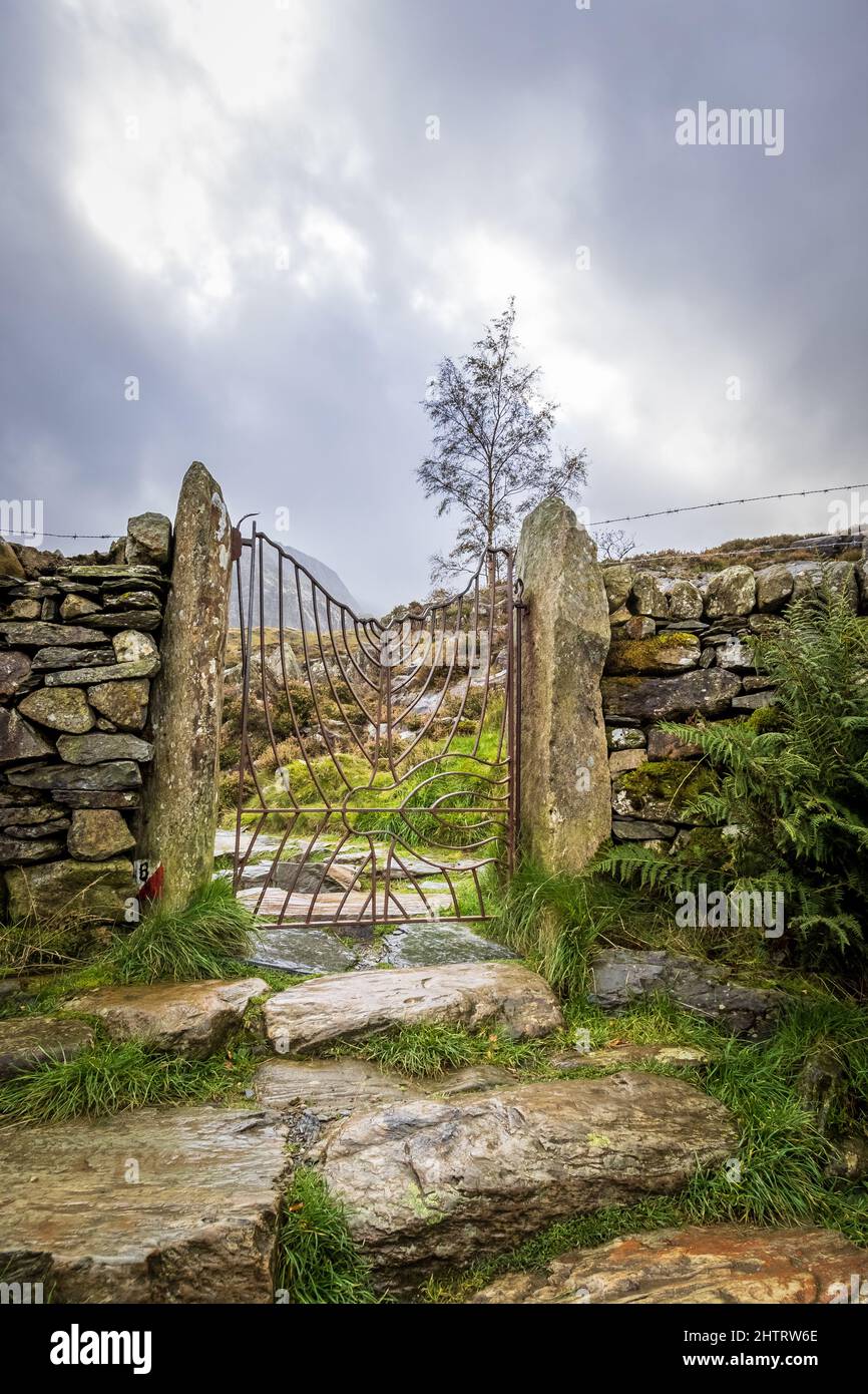 Stunning landscape Snowdonia National Park, North Wales Stock Photo Alamy