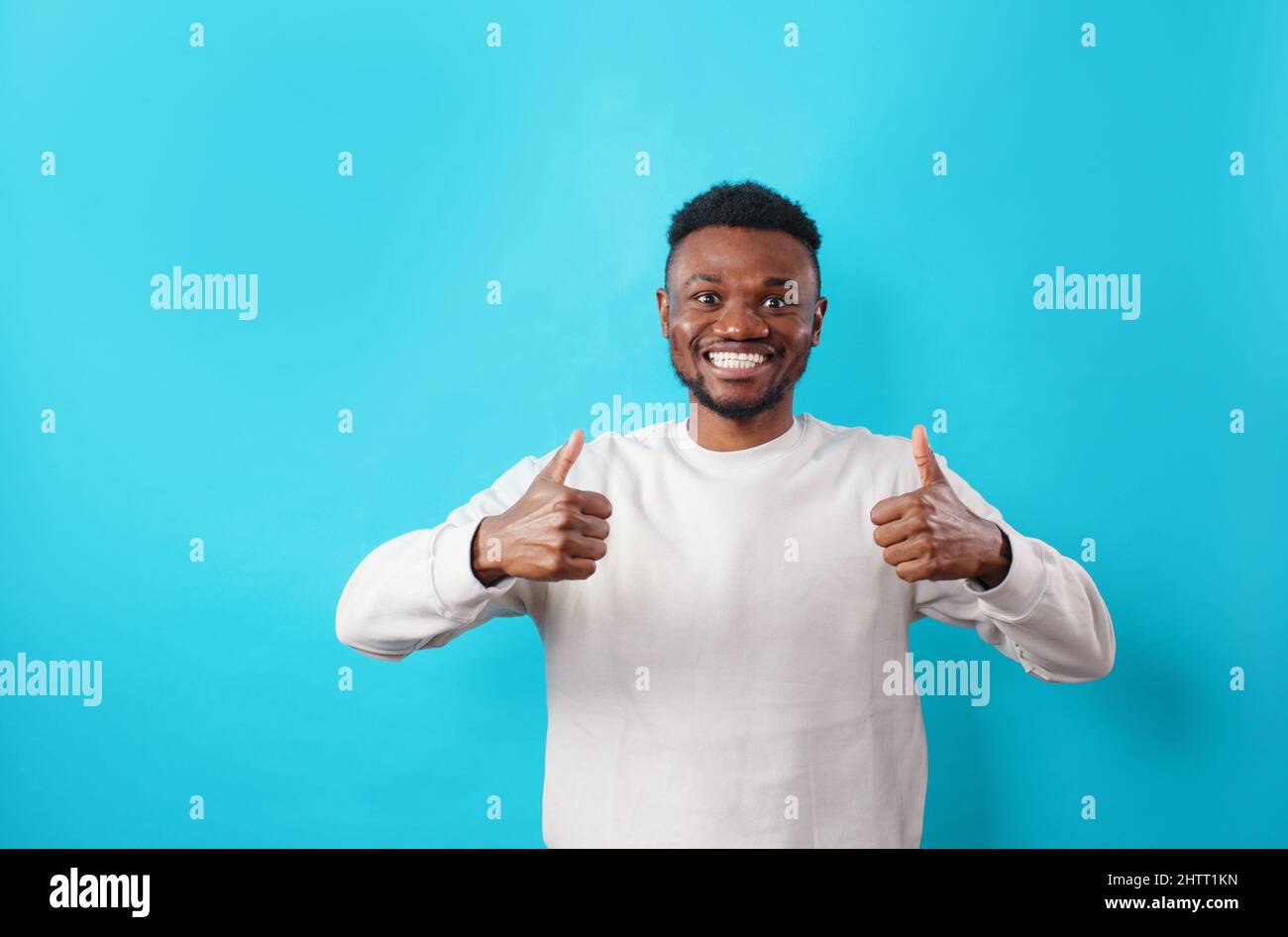 African american thumbs up male hi-res stock photography and images - Alamy
