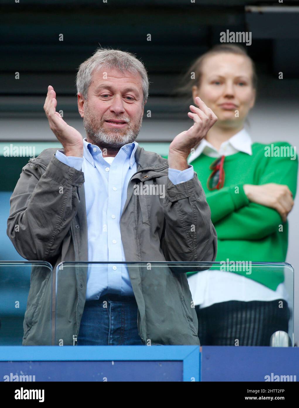 FILE PICS: London, England . 2nd March 2022. File photo of Chelsea FC owner Roman Abramovich who has decided to sell the football club. Roman pictured at Chelsea v Crystal Palace May 2015. Picture by: Jason Mitchell/Alamy Live News Stock Photo