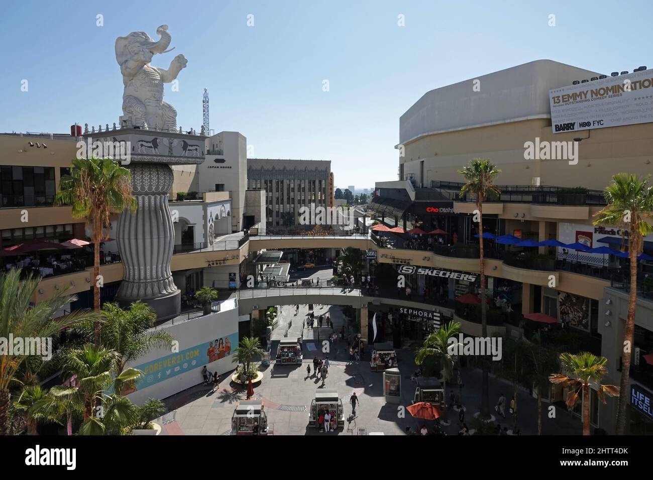 Los Angeles, CA / USA - Sept. 29, 2018: Ovation Hollywood - a shopping complex better known as Hollywood and Highland - is shown during the day. Stock Photo
