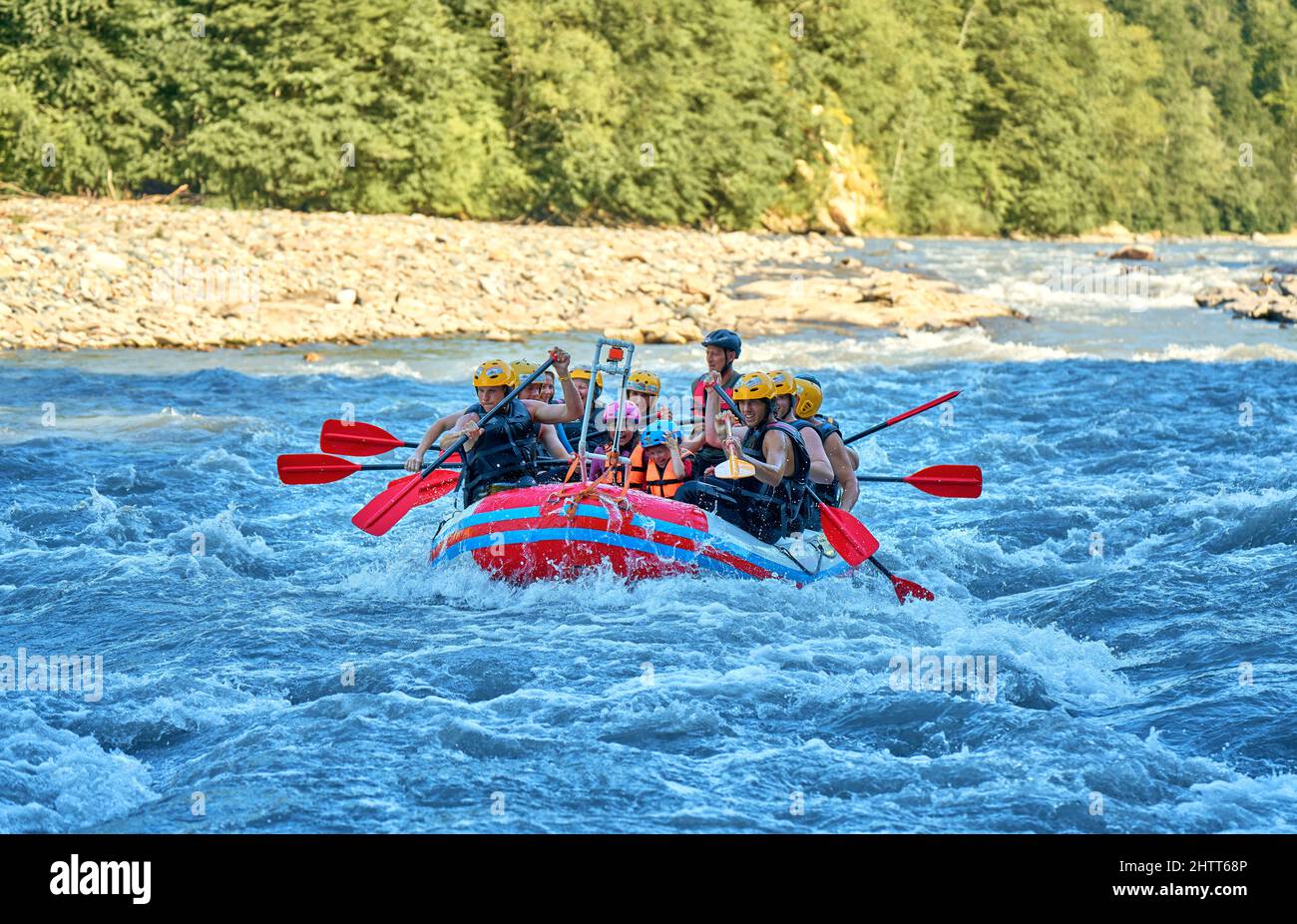 Slow Rafting Rafting in turbulent flow hi-res stock photography and images - Alamy