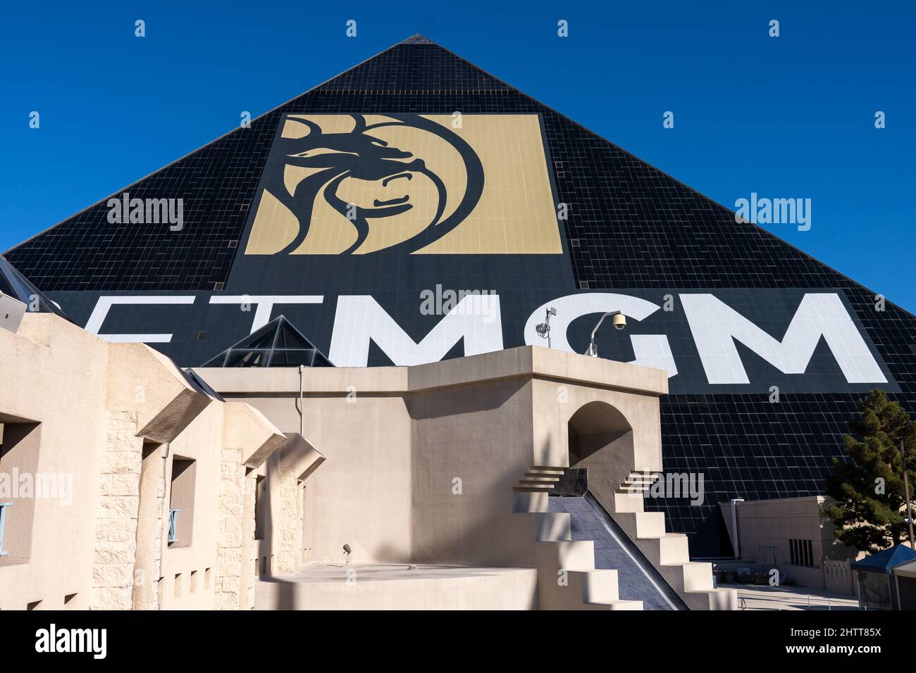 MGM Luxor Hotel in Las Vegas, Nevada Stock Photo