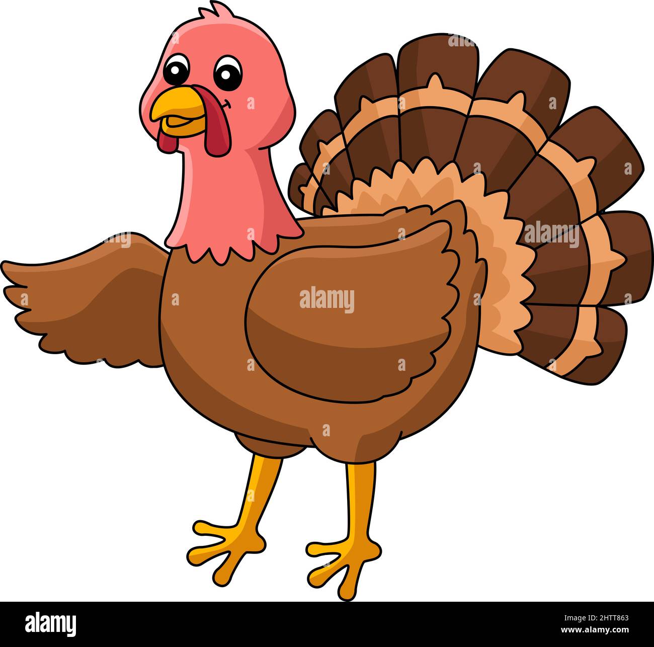 Cartoon turkey hi-res stock photography and images - Alamy