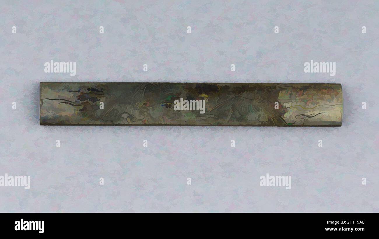 Art Inspired By Knife Handle Kozuka End Of 18th Century Japanese Silver L 3 7 8 In 9 8 Cm W 9 16 In 1 4 Cm Thickness 3 16 In 0 5 Cm Wt 1 1 Oz 31 2