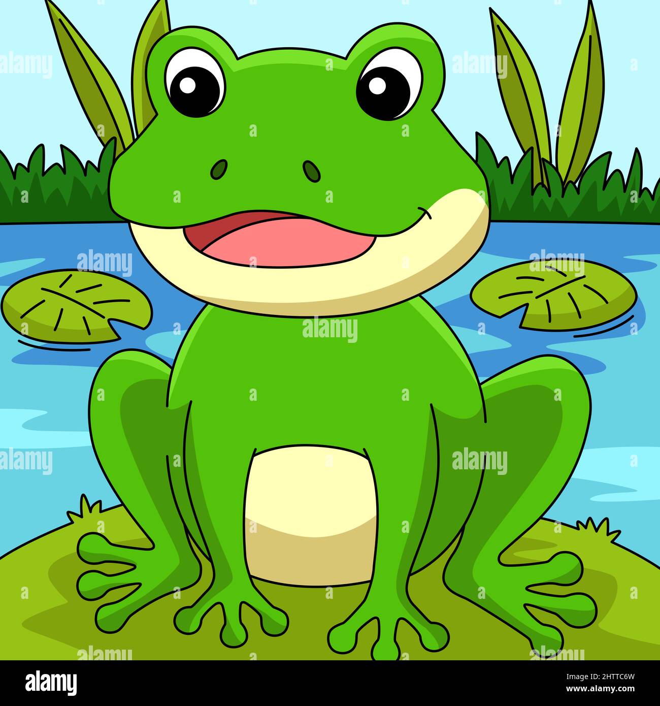 Frog Cartoon Colored Animal Illustration Stock Vector Image & Art - Alamy Frog Cartoon Colored Animal Illustration Stock Vector Image & Art - Alamy