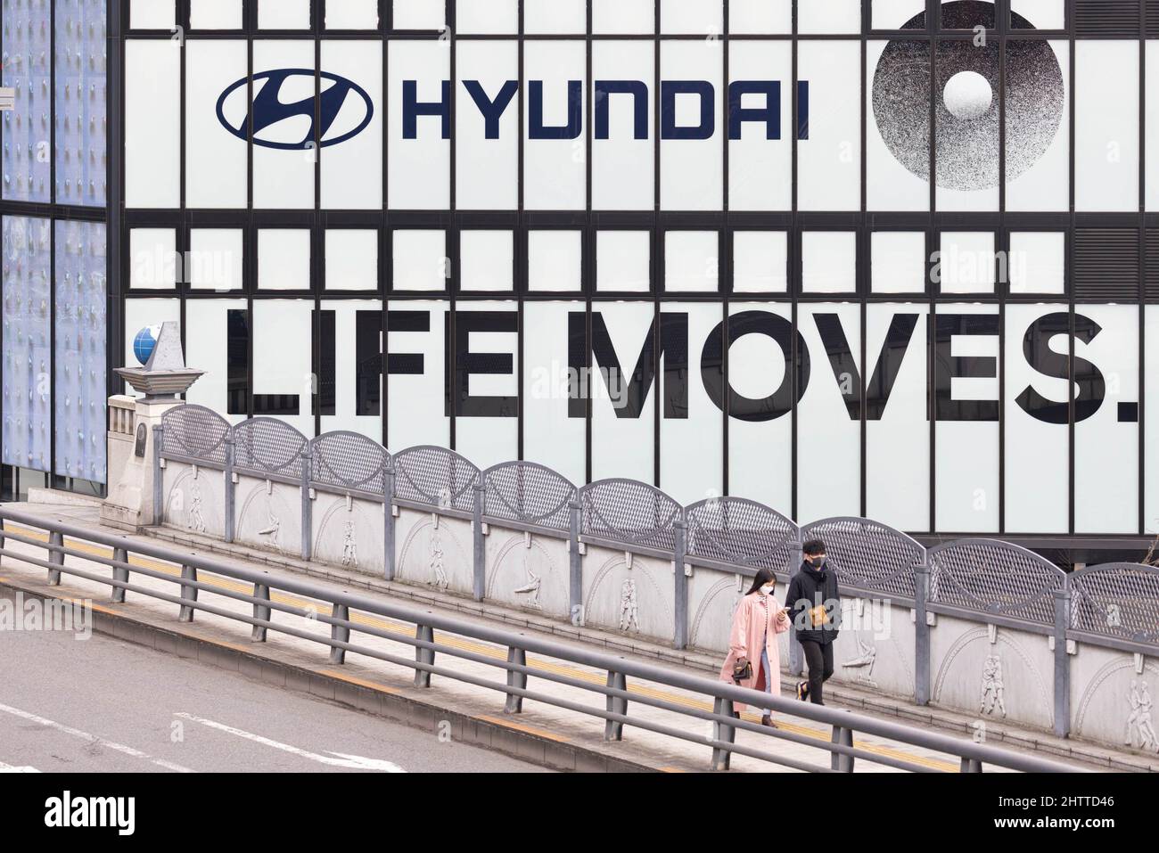 Tokyo, Japan. 02nd Mar, 2022. Hyundai pop-up store in Harajuku ...