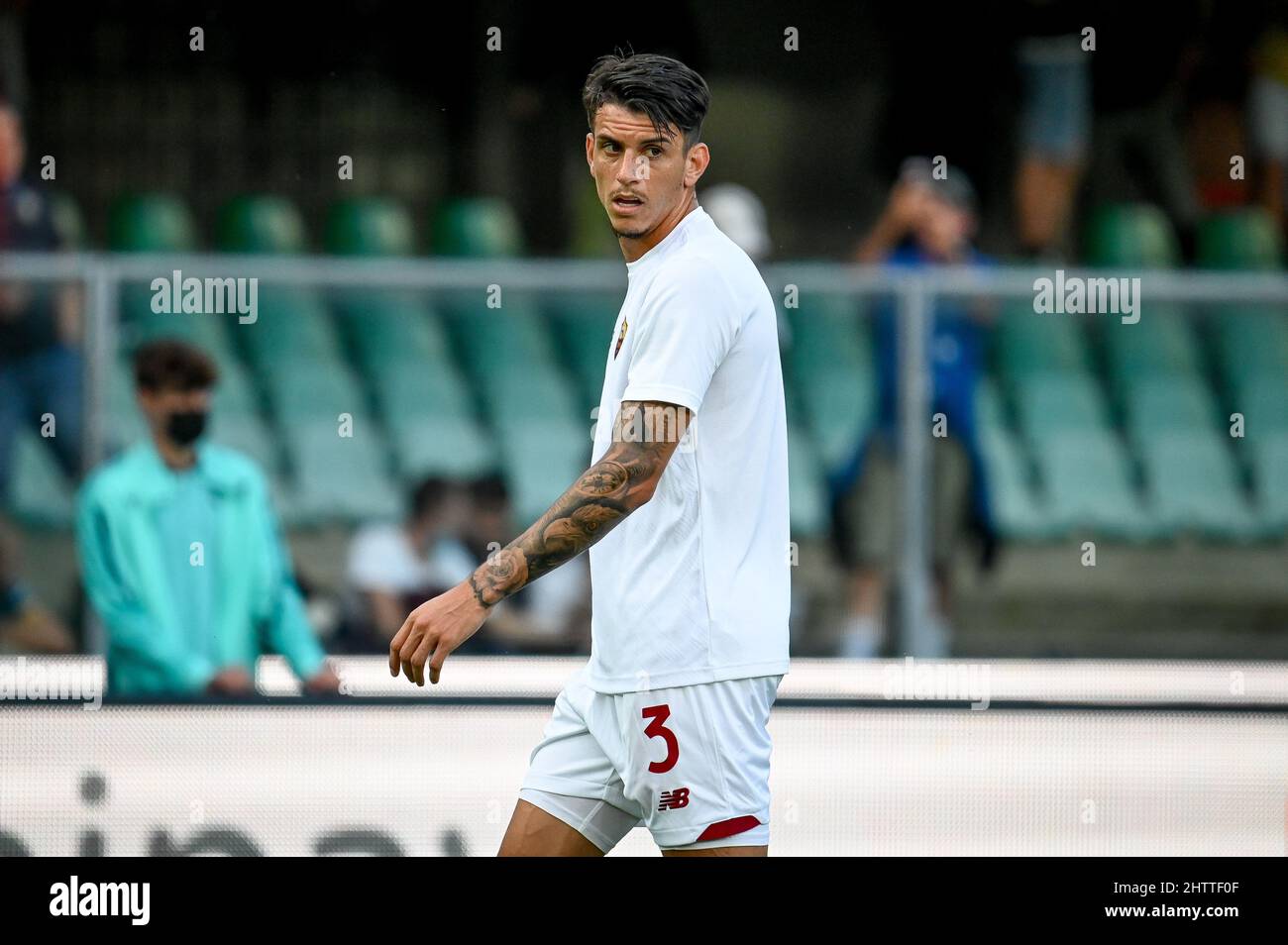 Verona, Italy. 19th Sep, 2021. Roma's Roger Ibanez da Silva portrait during Hellas Verona FC vs AS Roma (Archive portraits), italian soccer Serie A match in Verona, Italy, September 19 2021 Credit: Independent Photo Agency/Alamy Live News Stock Photo