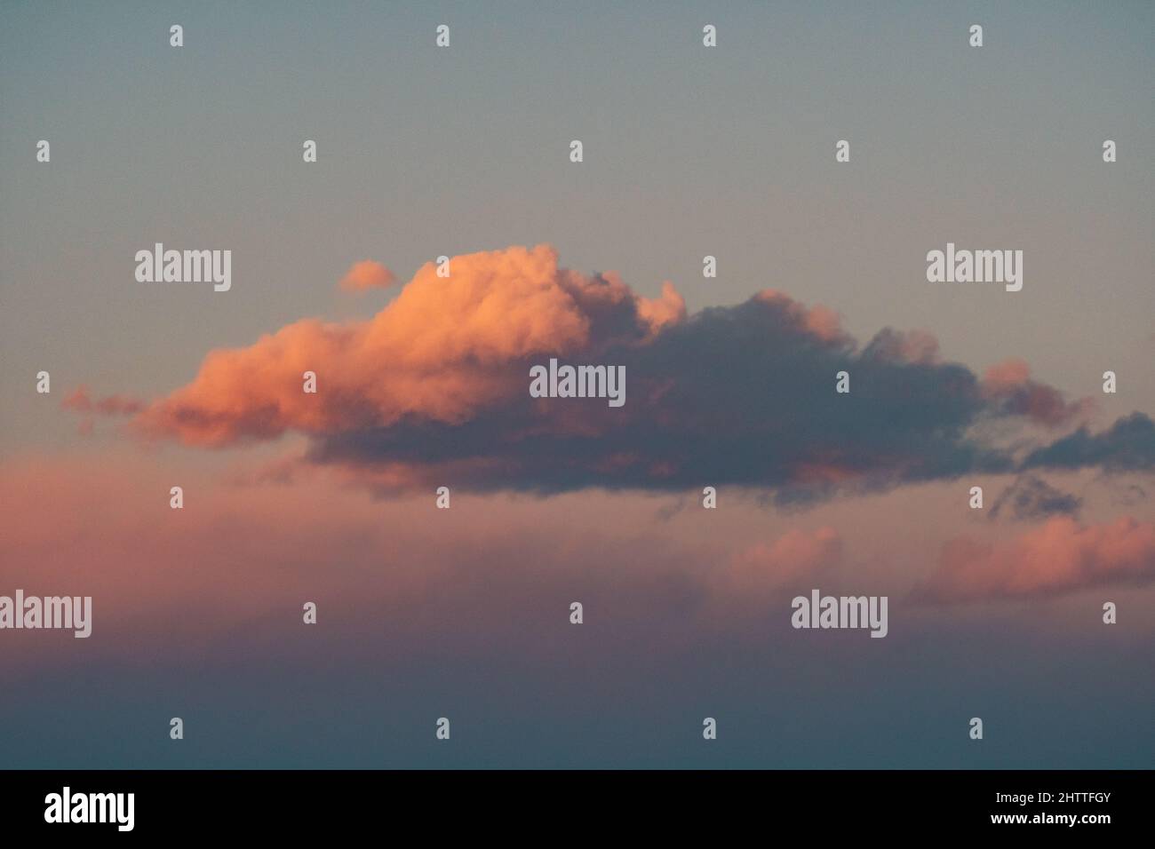 Beautiful clouds of the sunset sky Stock Photo - Alamy