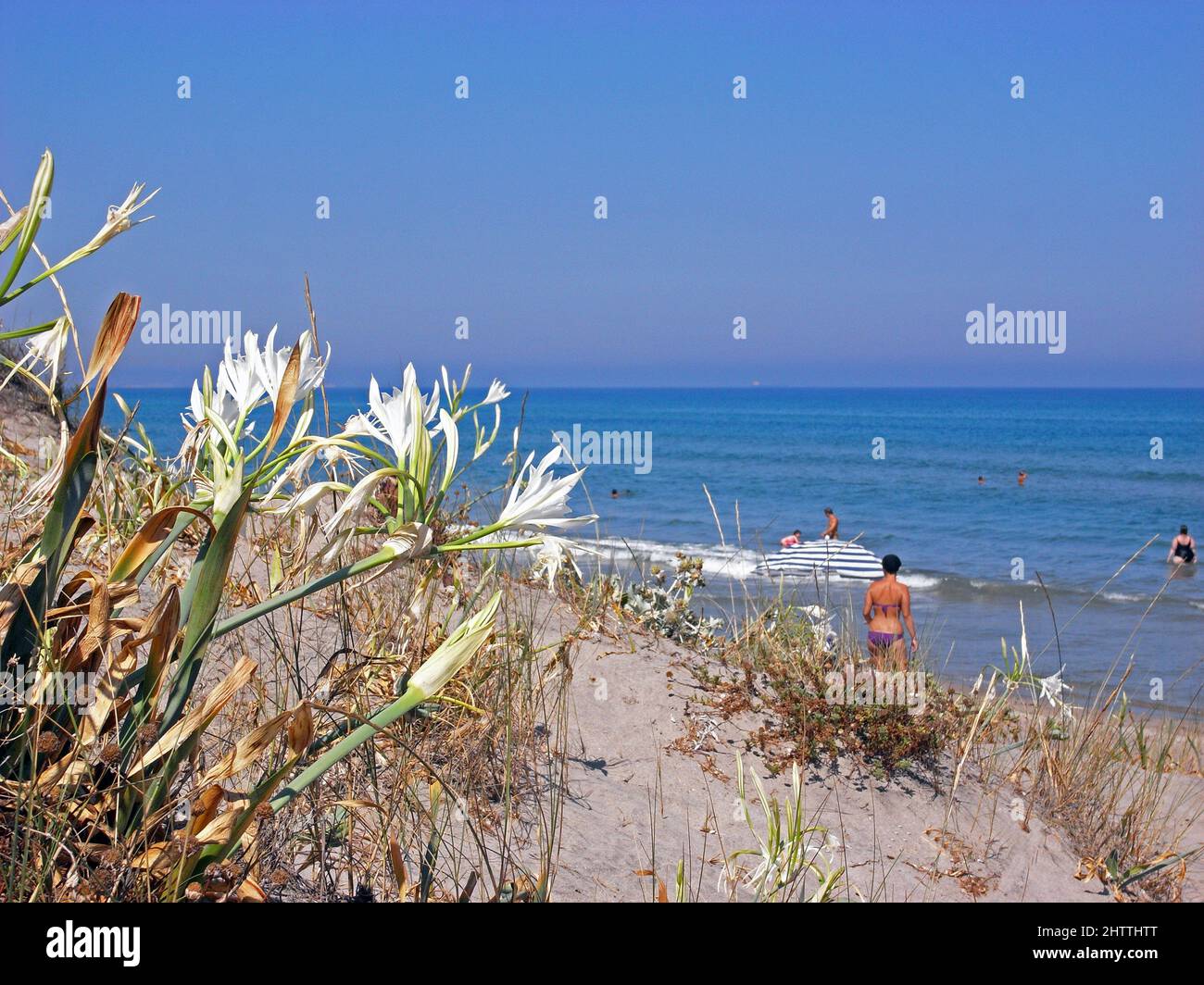 Marina di Sorso beach, Sassari, Sardinia, Italy Stock Photo