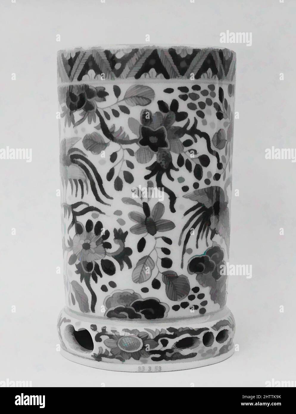 A Japanese Sleeve Vase with Gold Splashes A Japanese Sleeve Vase with Gold Splashes