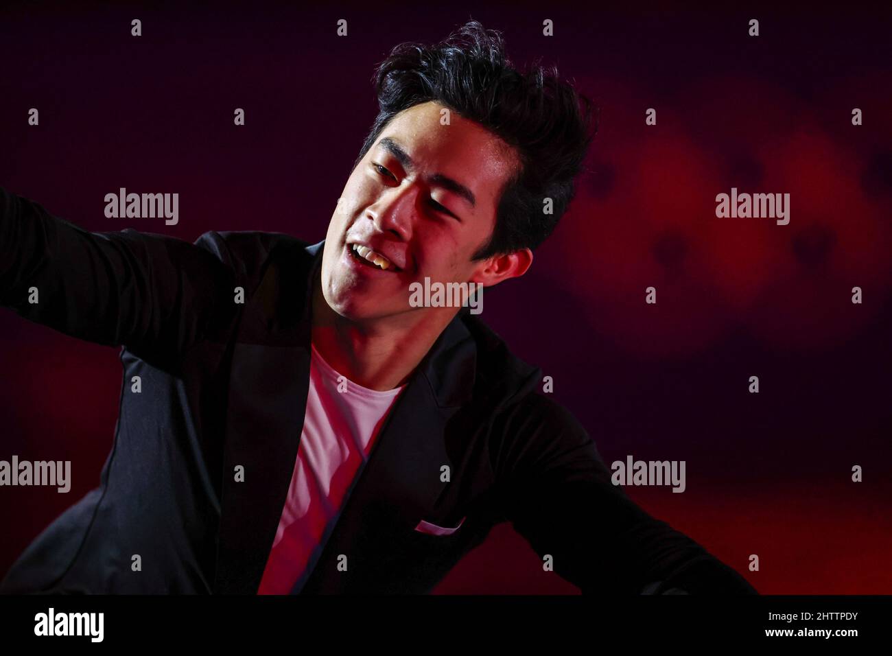 Nathan Chen (USA), FEBRUARY 20, 2022 - Figure Skating :  Gala Exhibition  during the Beijing 2022 Olympic Winter Games at Capital Indoor Stadium in Be Stock Photo