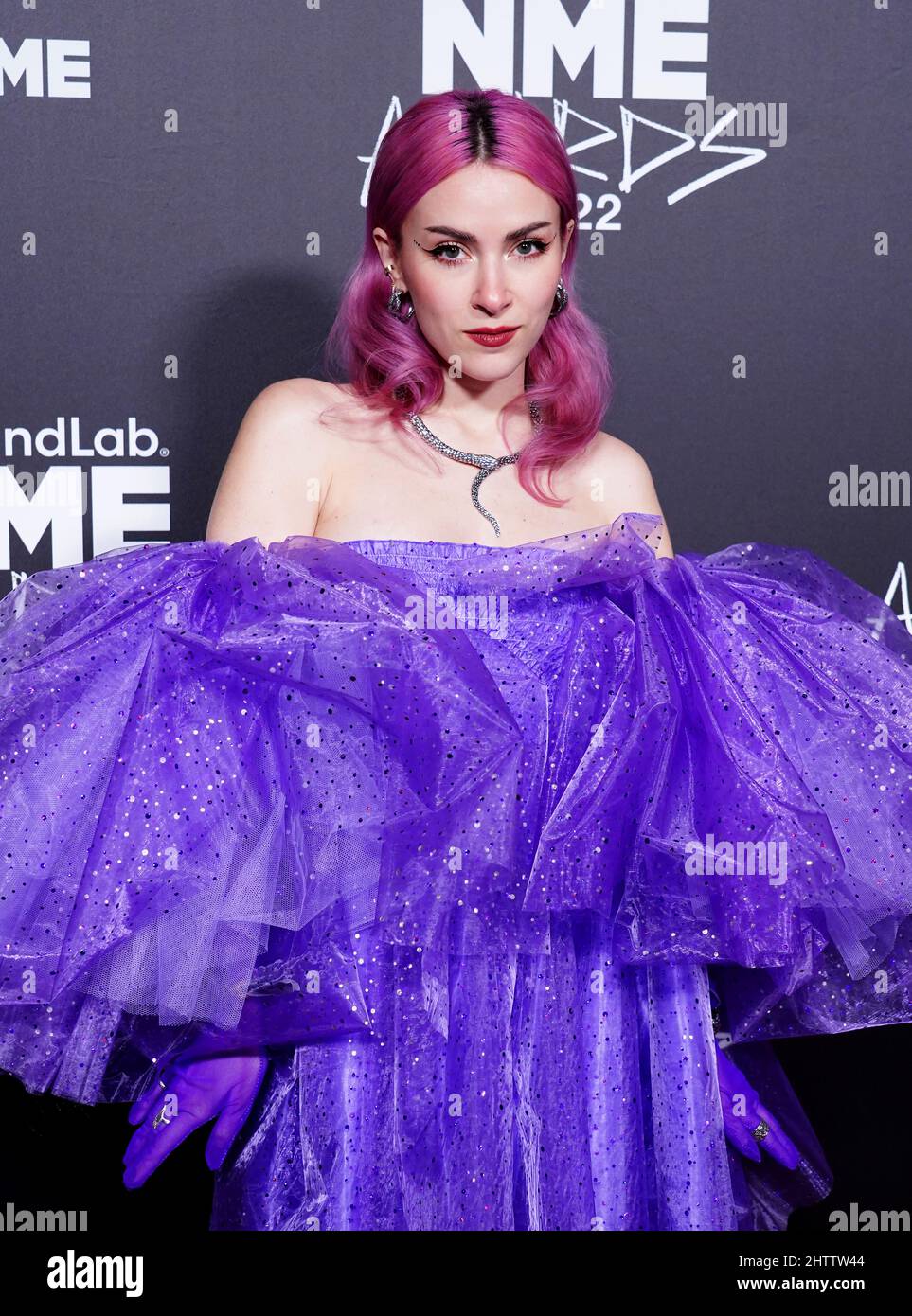 Camden Cox arriving at the NME Awards held at the O2 Academy Brixton ...