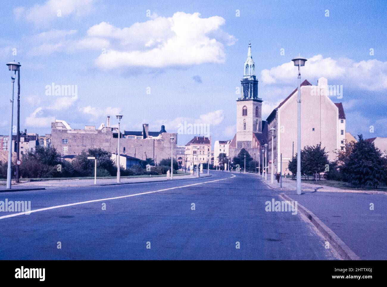 East Berlin, 1962. Street Scene Stock Photo Alamy
