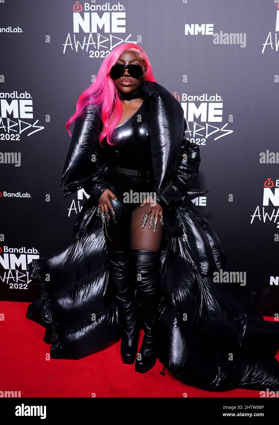 Bree Runway arriving at the NME Awards held at the O2 Academy Brixton,  London. Picture date: Wednesday March 2, 2022 Stock Photo - Alamy