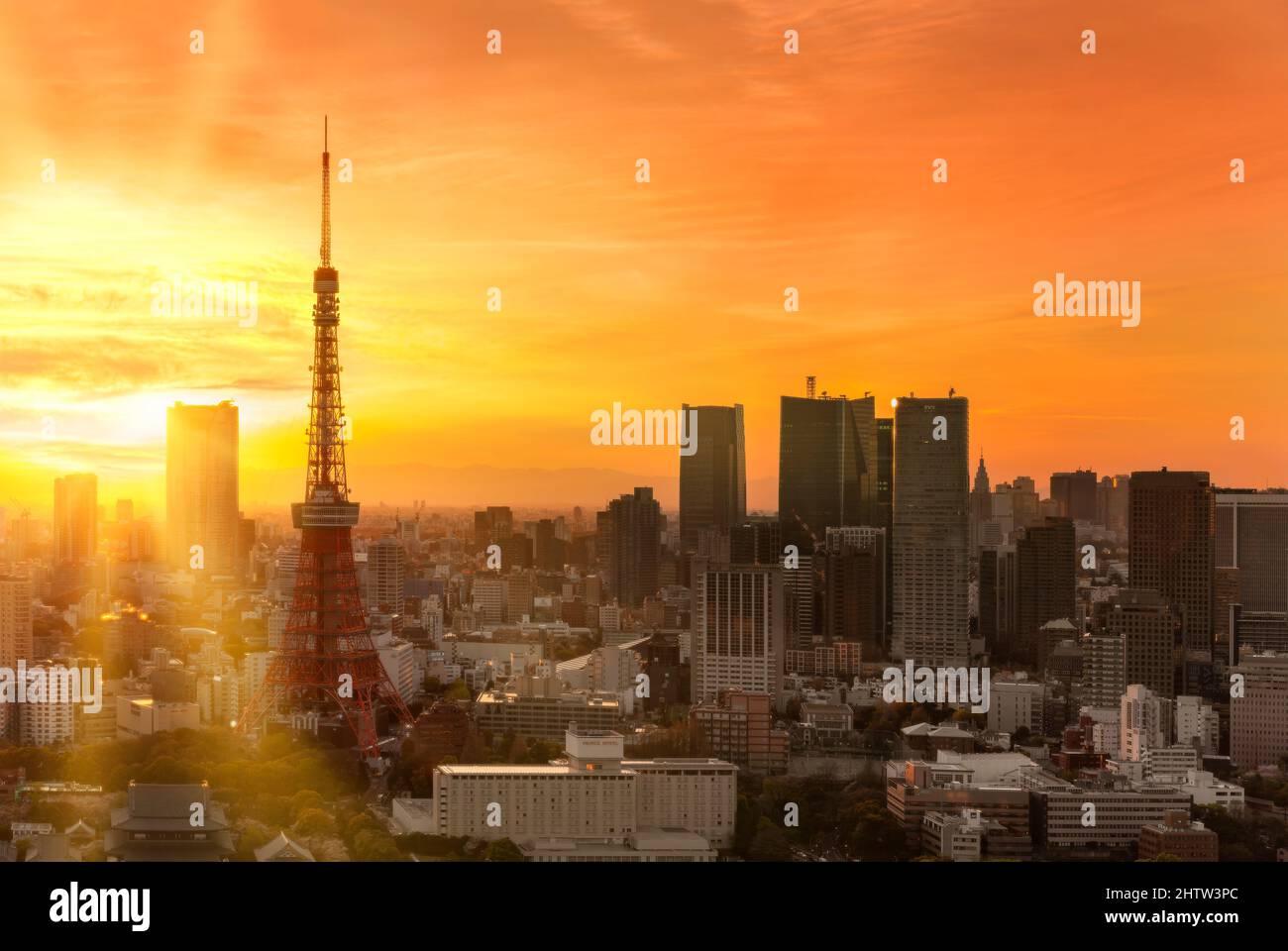 Tokyo tower aerial 2022 hi-res stock photography and images - Alamy
