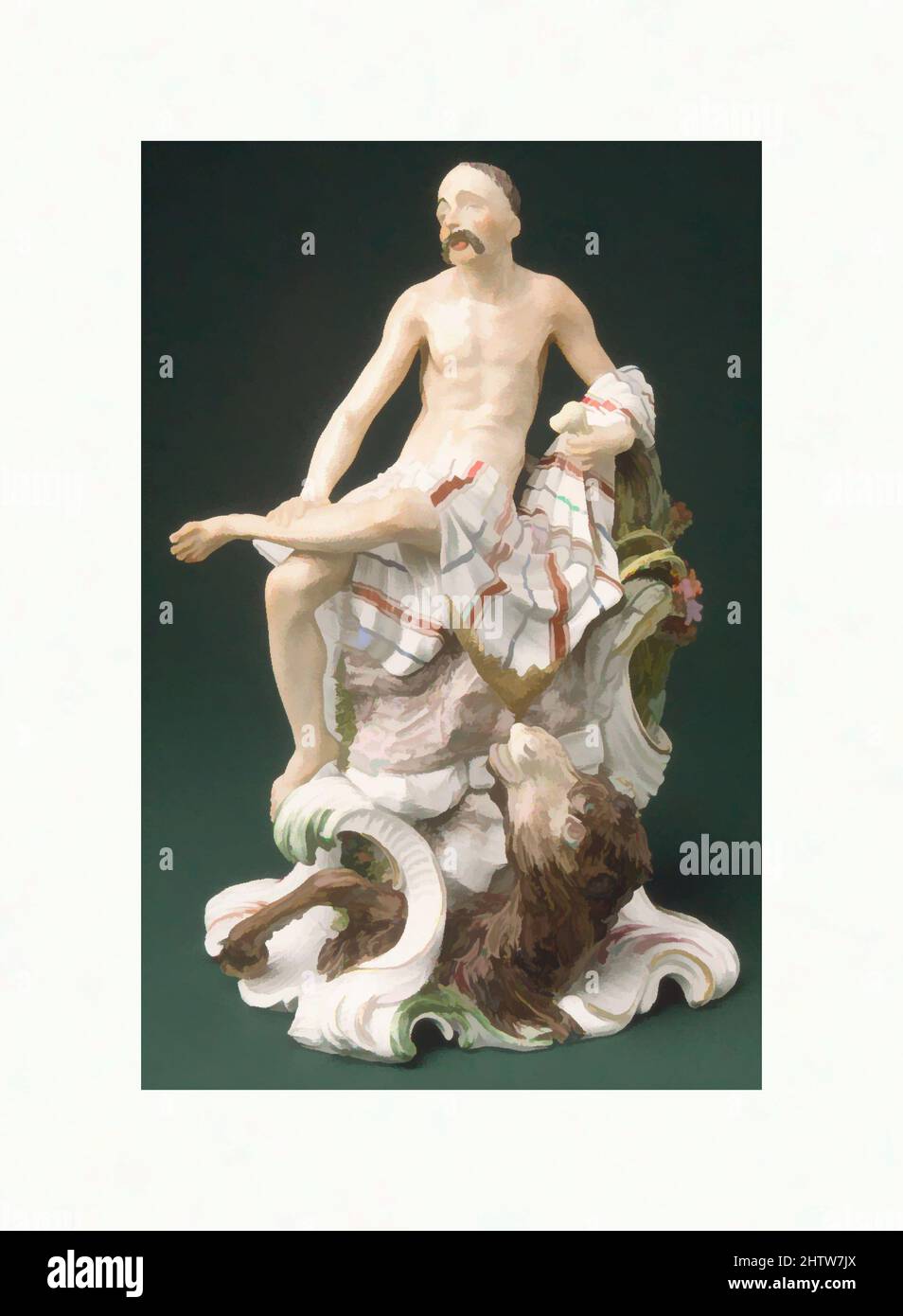 Art inspired by Asia, ca. 1763–65, German, Nymphenburg, Hard-paste porcelain, Height: 7 1/4 in. (18.4 cm), Ceramics-Porcelain, Classic works modernized by Artotop with a splash of modernity. Shapes, color and value, eye-catching visual impact on art. Emotions through freedom of artworks in a contemporary way. A timeless message pursuing a wildly creative new direction. Artists turning to the digital medium and creating the Artotop NFT Stock Photo